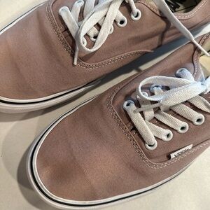 Vans Men's Pink Canvas Sneakers